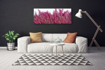 Photo sur toile Fleurs floral rouge vert