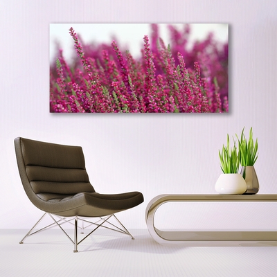 Photo sur toile Fleurs floral rouge vert