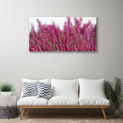 Photo sur toile Fleurs floral rouge vert