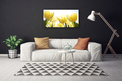 Photo sur toile Tulipes floral jaune