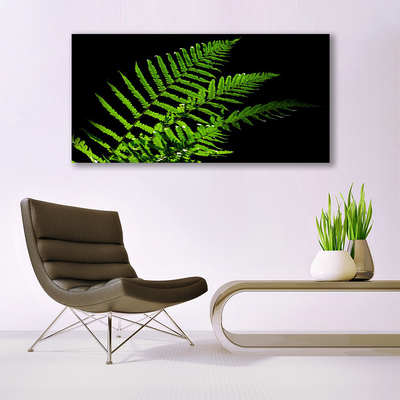 Photo sur toile Feuilles floral vert