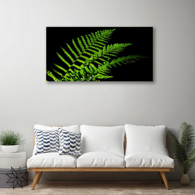 Photo sur toile Feuilles floral vert