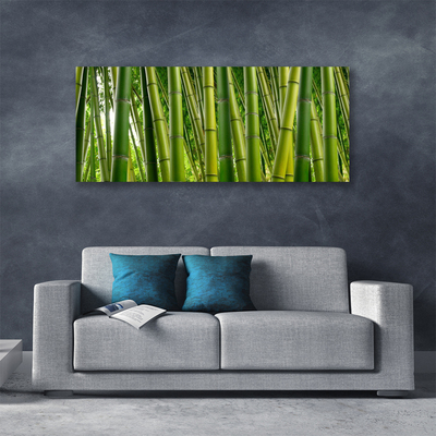 Photo sur toile Bambou floral vert