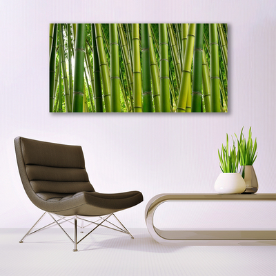 Photo sur toile Bambou floral vert