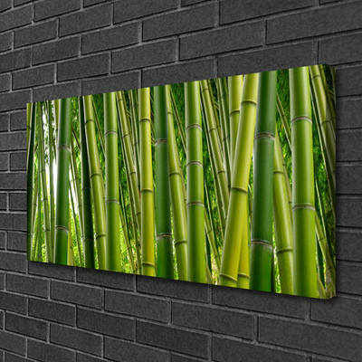 Photo sur toile Bambou floral vert