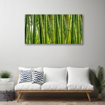 Photo sur toile Bambou floral vert