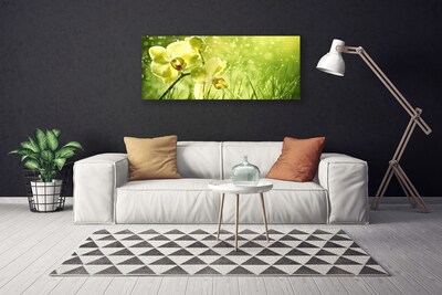 Photo sur toile Fleurs herbe floral vert