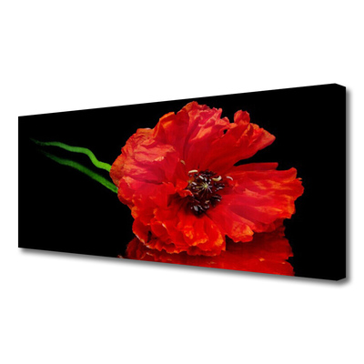 Photo sur toile Fleur floral rouge