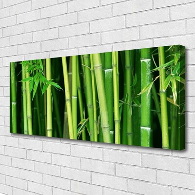 Photo sur toile Bambou floral vert