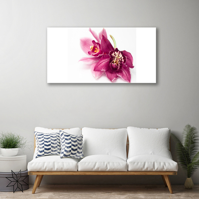 Photo sur toile Fleurs floral rouge