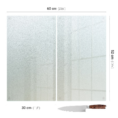 Couvre plaque de cuisson Double semi-transparente