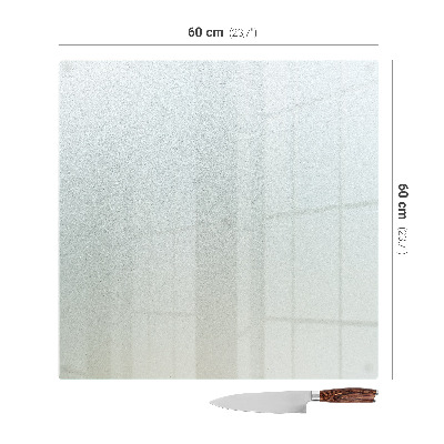 Protection plaque induction Carrée semi-transparente