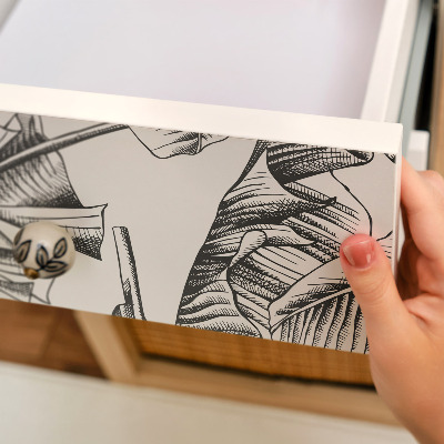 Sticker sur meuble Feuilles de bananier