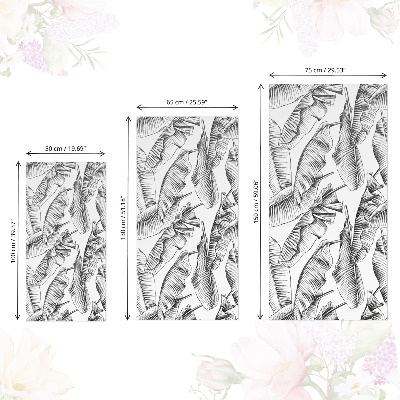 Sticker sur meuble Feuilles de bananier