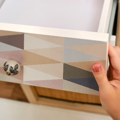 Papier à coller sur meuble Géométrie pastel