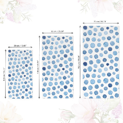 Papier adhésif pour meuble Points bleus