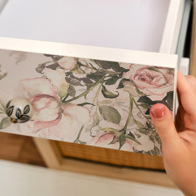 Papier adhésif sur meuble Fleurs vintage
