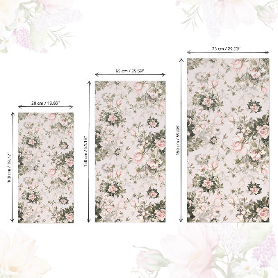 Papier adhésif sur meuble Fleurs vintage