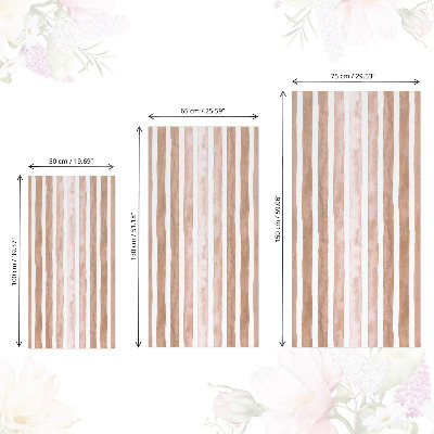 Sticker sur meuble Rayures beiges