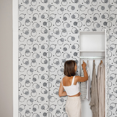 Film adhésif pour meuble Cercles créatifs