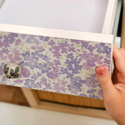 Papier adhésif sur meuble Fleurs colorées
