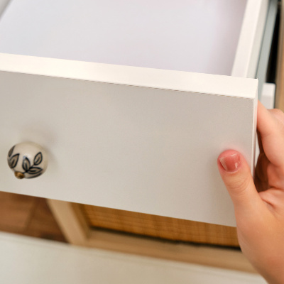 Papier adhésif pour meuble Blanc pur