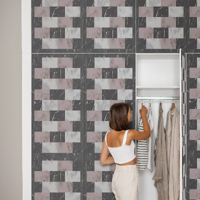 Sticker sur meuble Style marbre