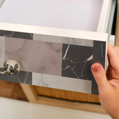 Sticker sur meuble Style marbre