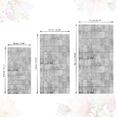 Papier à coller sur meuble Carreaux gris