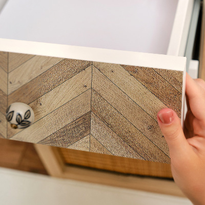 Sticker sur meuble Chevrons rustiques