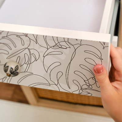 Film adhésif pour meuble Feuilles de monstera