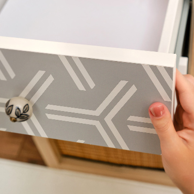 Film adhésif pour meuble Géométrie moderne