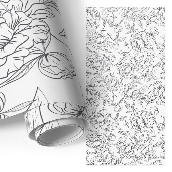 Sticker sur meuble Motif floral