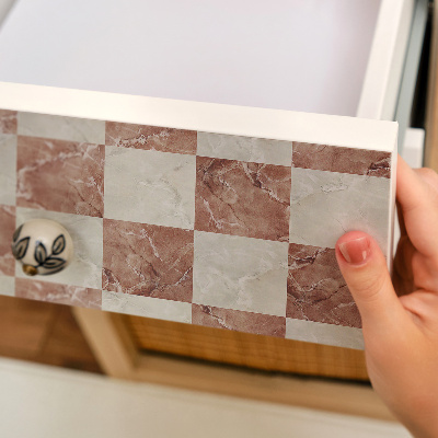 Papier adhésif sur meuble Grille de marbre