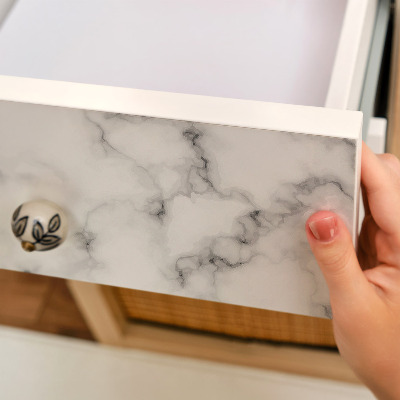 Sticker sur meuble Motif marbré