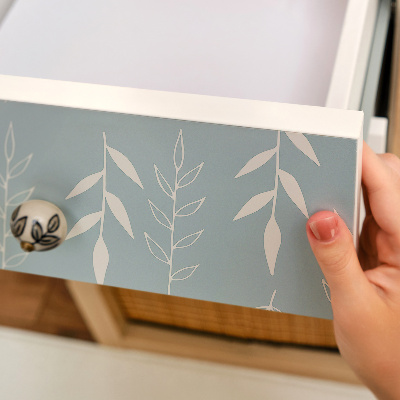 Sticker sur meuble Motif feuillu