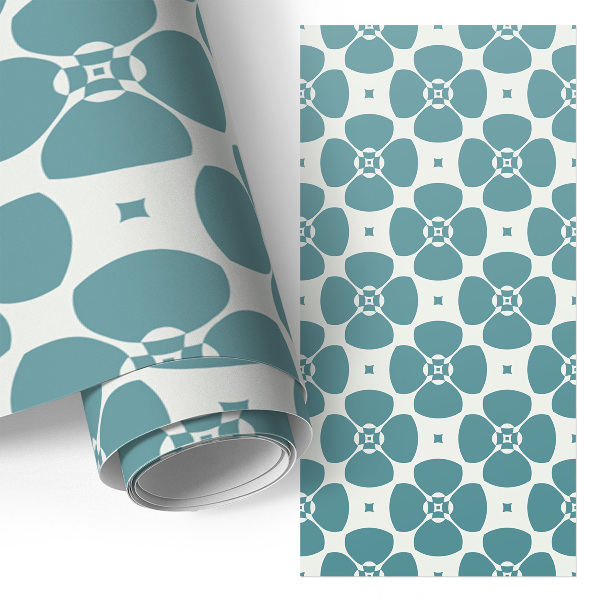 Film adhésif pour meuble Géométrie florale