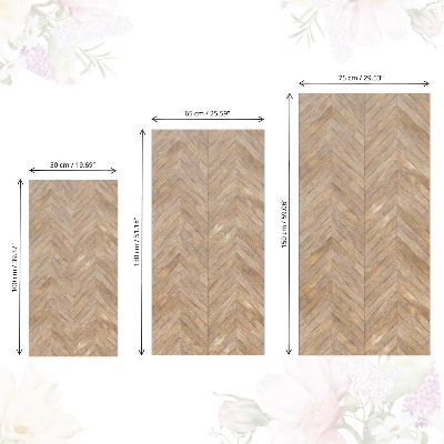 Papier à coller sur meuble Bois à chevrons