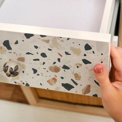 Papier à coller sur meuble Grès