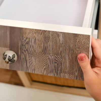 Papier adhésif sur meuble Planches de bois