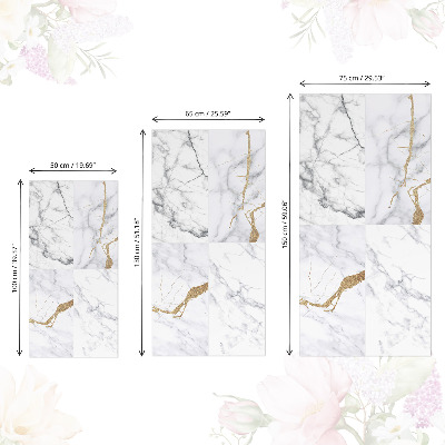 Sticker sur meuble Élégance du marbre