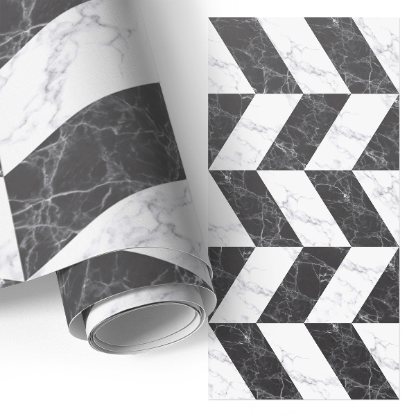 Adhésif pour meuble Élégance contrastée