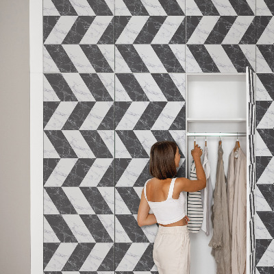 Adhésif pour meuble Élégance contrastée