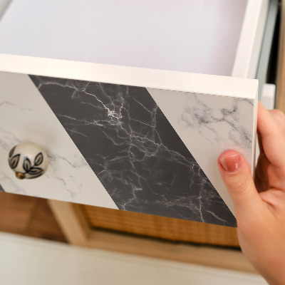 Adhésif pour meuble Élégance contrastée