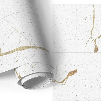 Papier adhésif pour meuble Assiettes blanches