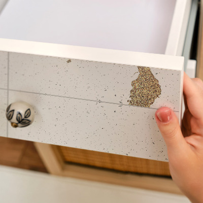 Papier adhésif pour meuble Assiettes blanches