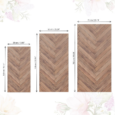 Papier adhésif pour meuble Chevrons en bois