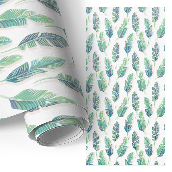 Sticker sur meuble Feuilles tropicales