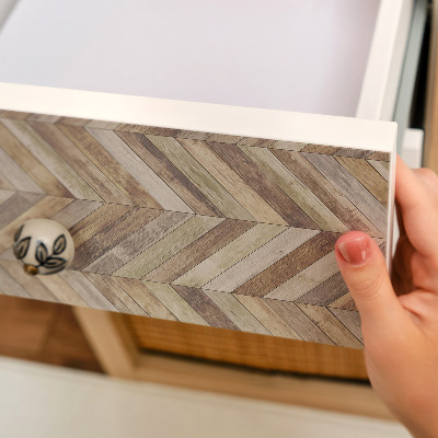 Papier adhésif sur meuble Motif à chevrons intemporel