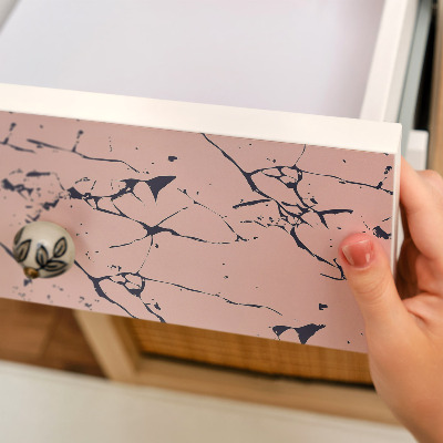 Papier à coller sur meuble Structure abstraite